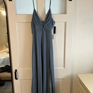 Blue maxi dress